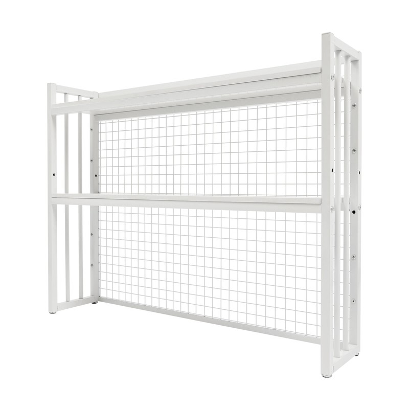 Modern Minimalist Desktop Bookcase with Adjtable Shelves and Hooks US~ gallery