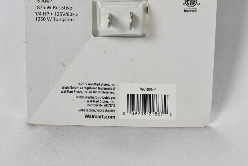 Workchoice Indoor Timer 2 Prong Polarized Outlet 15amp gallery