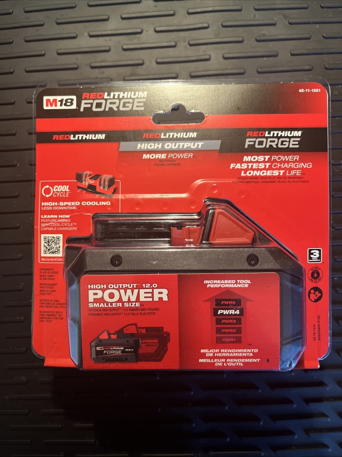 Milwaukee M 18 Red Lithium Forge XC8.0 PWR4 New Battery gallery