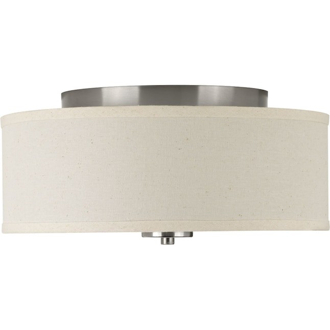 Progress Lighting Inspire 13 in. 2-Light Brushed Nickel Kitchen Ceiling Light gallery