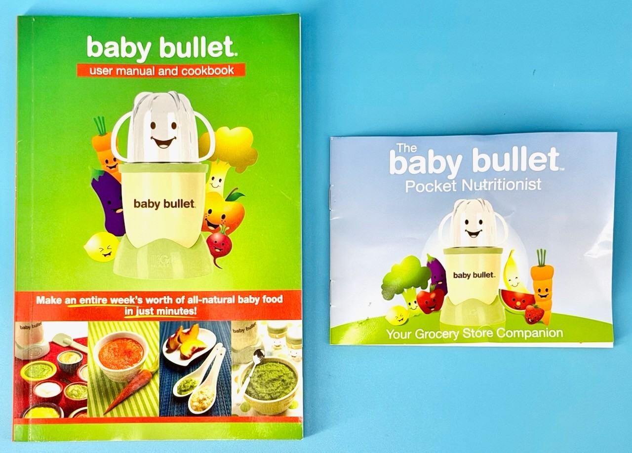 Baby Bullet Replacement User Manual Cookbook & Pocket Nutritionist Set Lot of 2 gallery