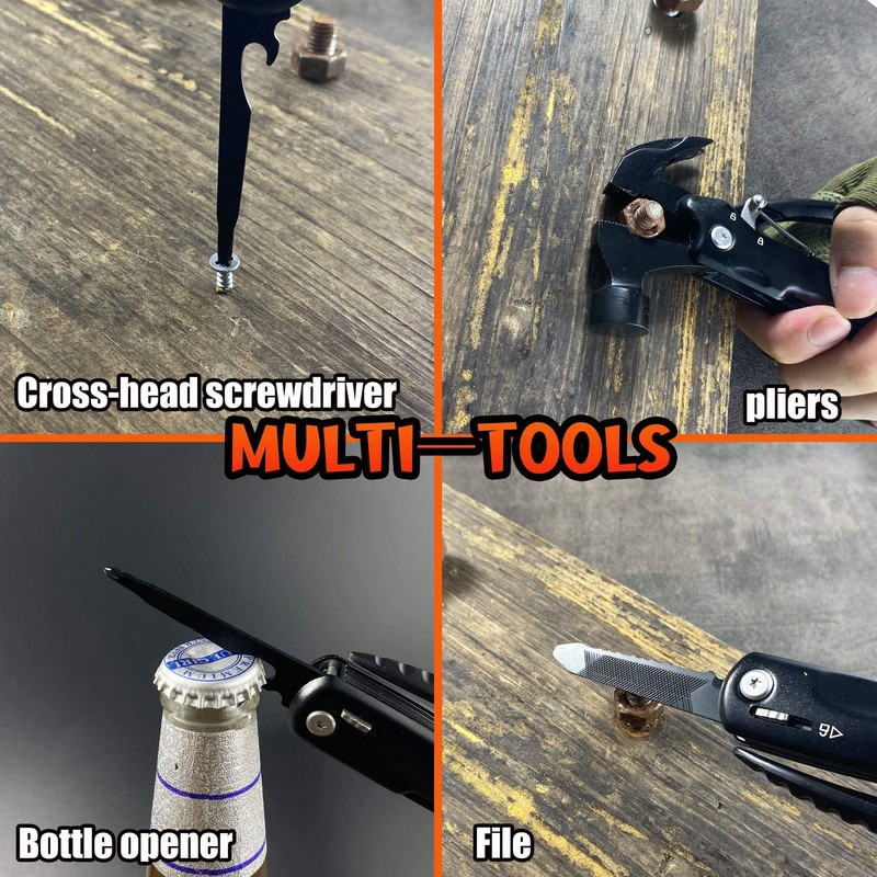 Multi-functional claw hammer, multi-purpose mini hammer, outdoor camping and mou gallery