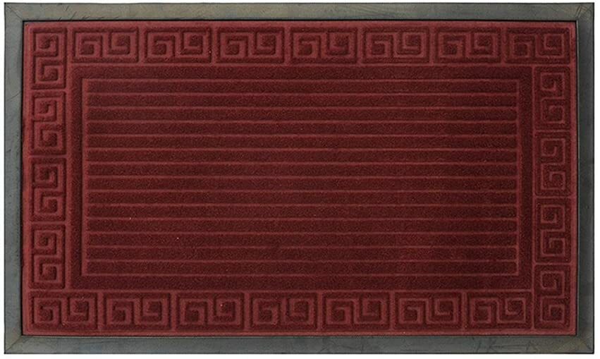 Rubber Doormat Heavy Duty Shoes Scraper Floor Door Mat for Porch Garage 30”x18” gallery