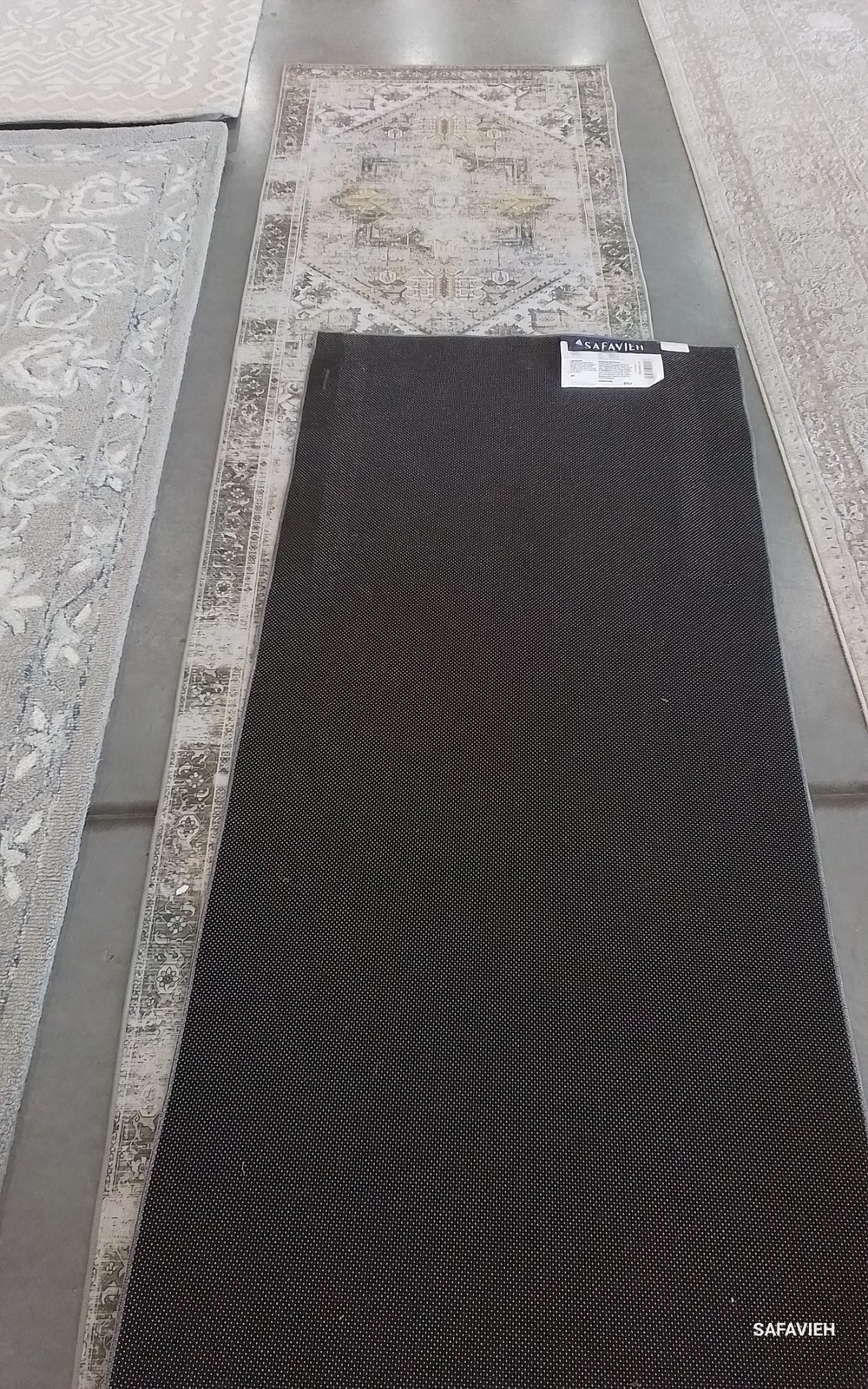 BEIGE / GREY 2'-6" x 16'-0" Back Stain Rug, Reduced Price 1172789694 TSN102B-216 gallery