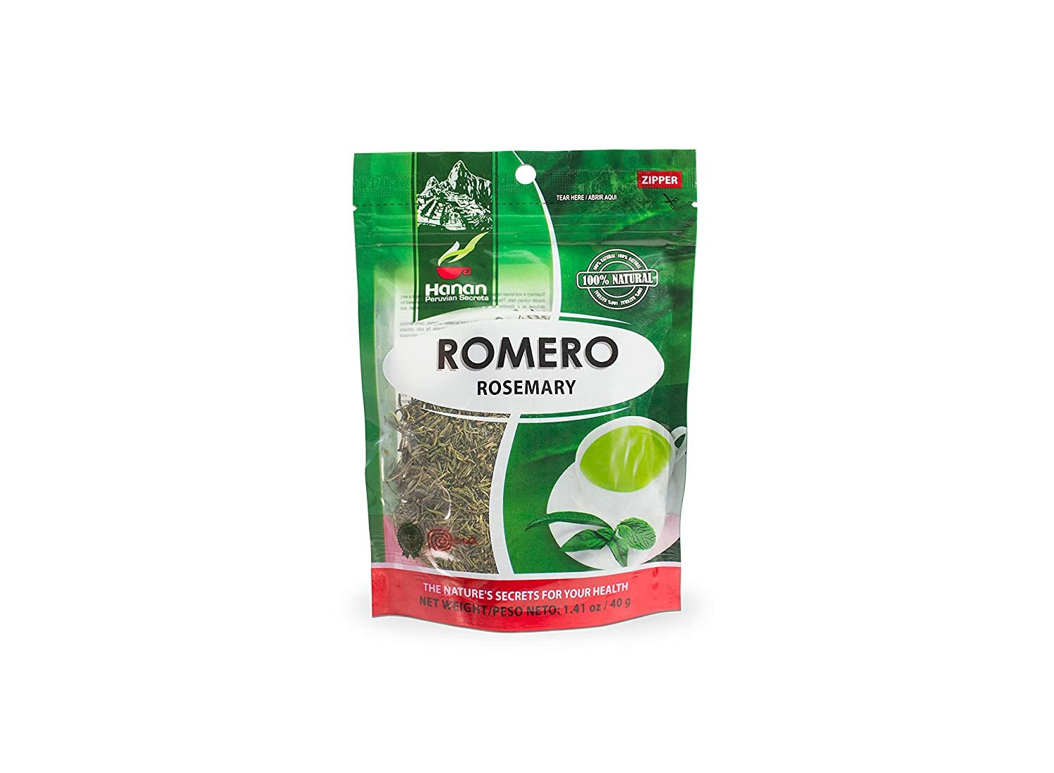 Hanan Peruvian Secrets Romero| 100% Natural Rosemary | 1.41oz / 40g |Naturally A gallery