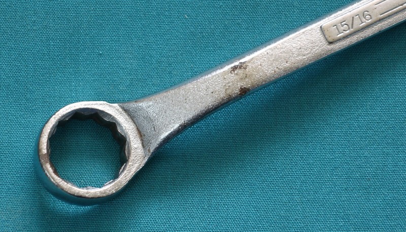 Craftsman =V=USA Double Box End Offset Wrench 15/16" x 1" SAE  12 Point gallery