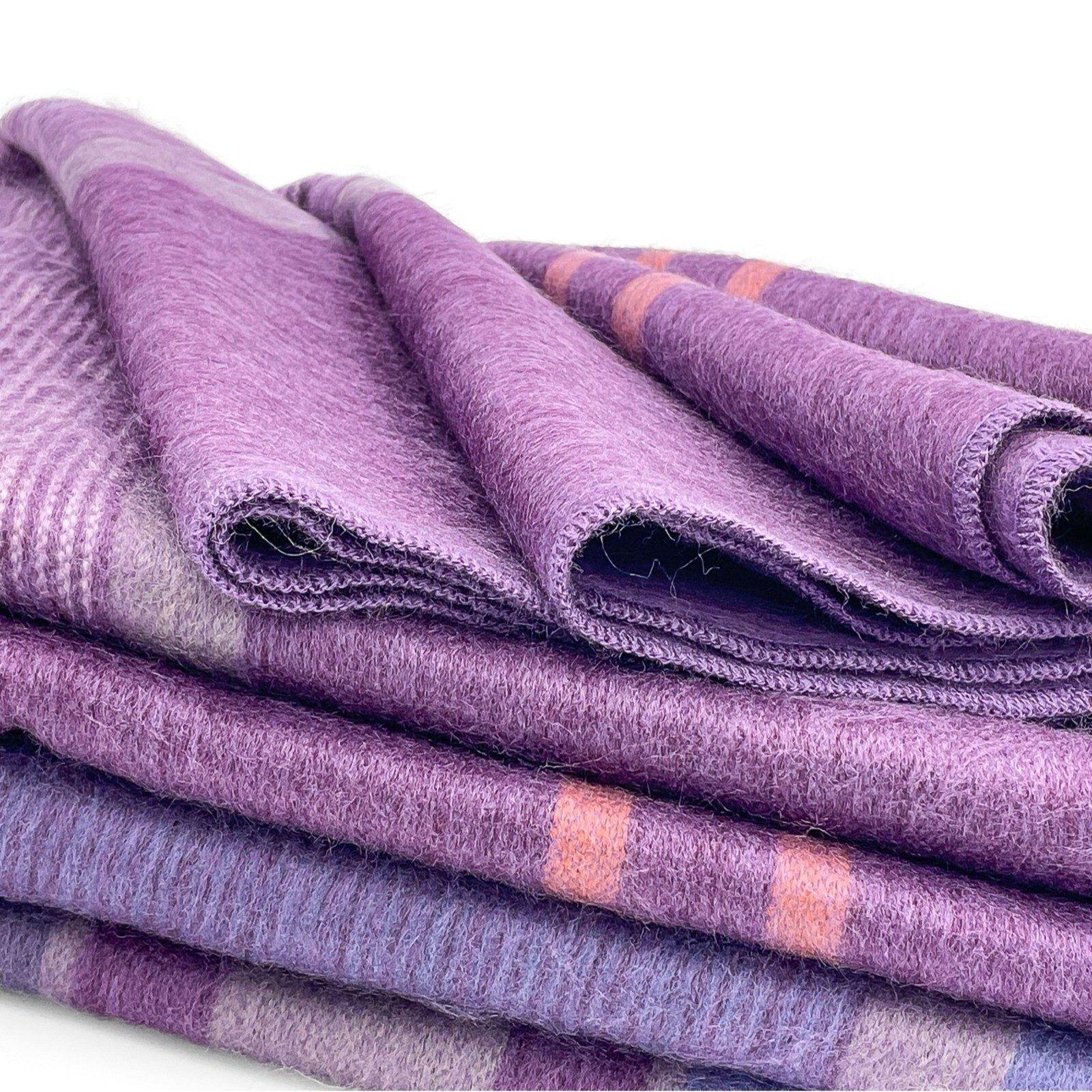 SOFT & WARM STRIPED ALPACA LLAMA WOOL BLANKET THROW QUEEN 97"x68" gallery