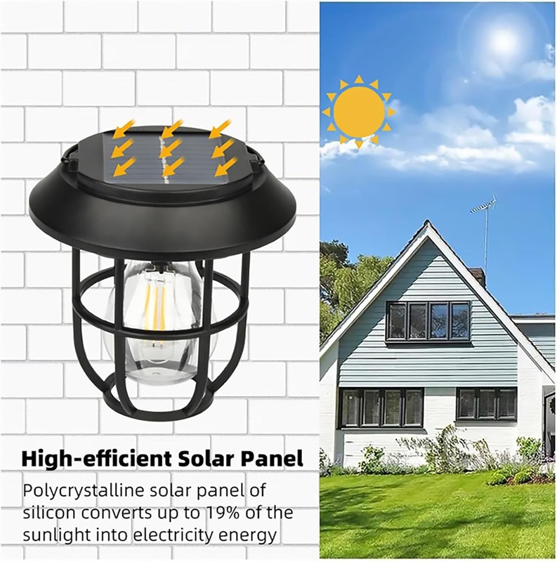 Protable LED Solar Motion Sensor Light Outdoor Garden Solar Lantern Hanging Lamp gallery