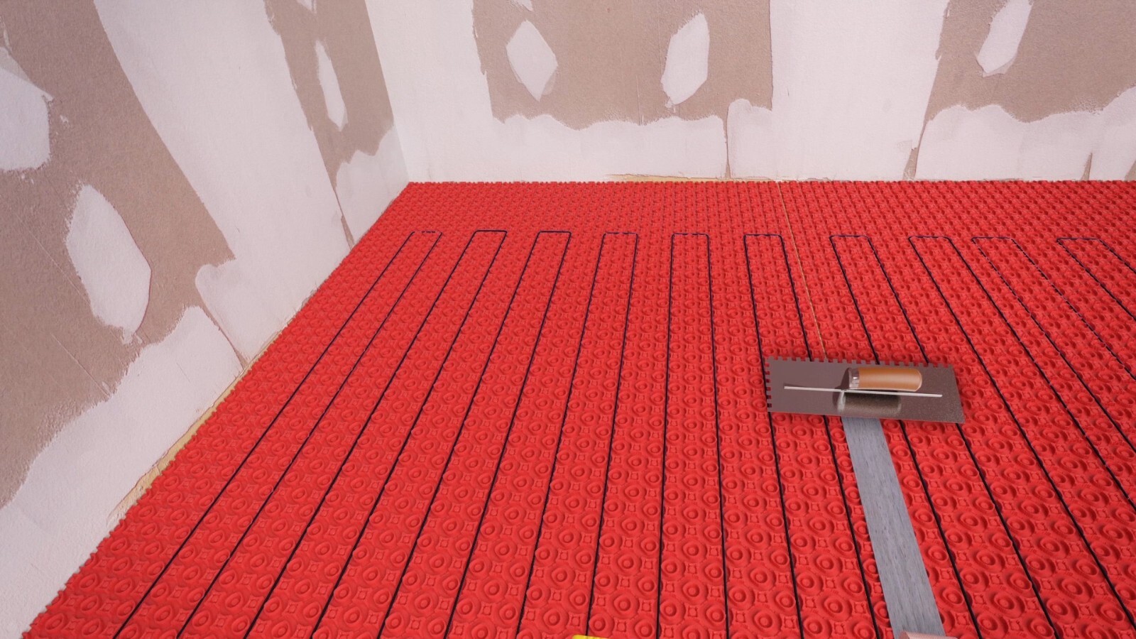 Prova FLEX-HEAT Floor Heat Membrane Roll - Uncoupling Tile Underlayment 52 Sq Ft gallery