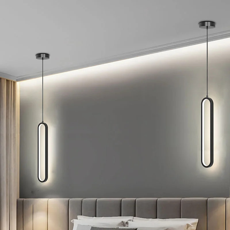 Modern Minimalist LED Pendant Light Chandelier For Bedroom Restaurant Living gallery