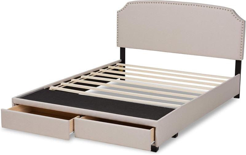 Platform, Queen, Beige/Black gallery