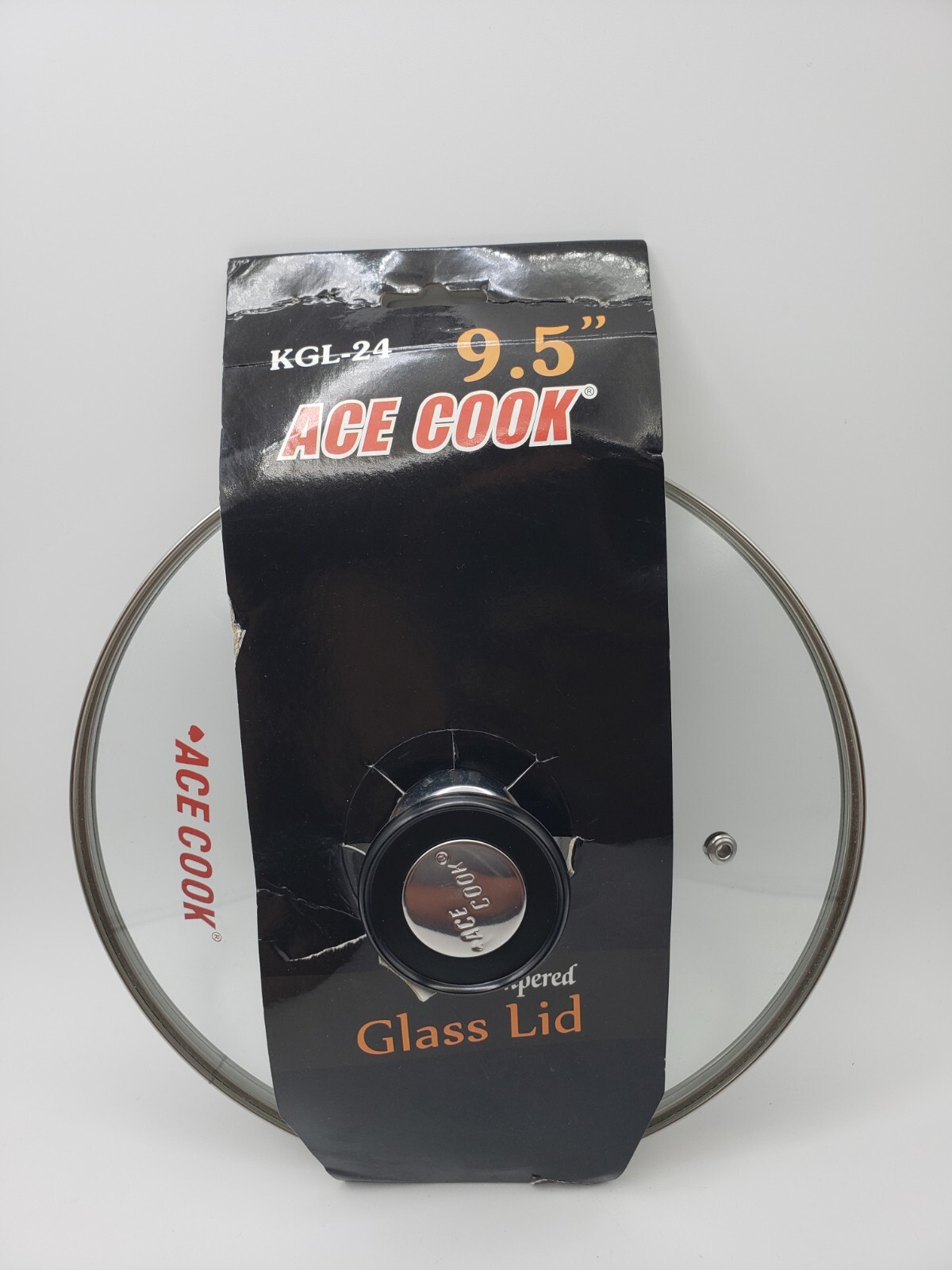 24 Cm ( 9.5 in ) Ace Cook Tempered Glass Lid for Frying Pan Replacement Cover gallery