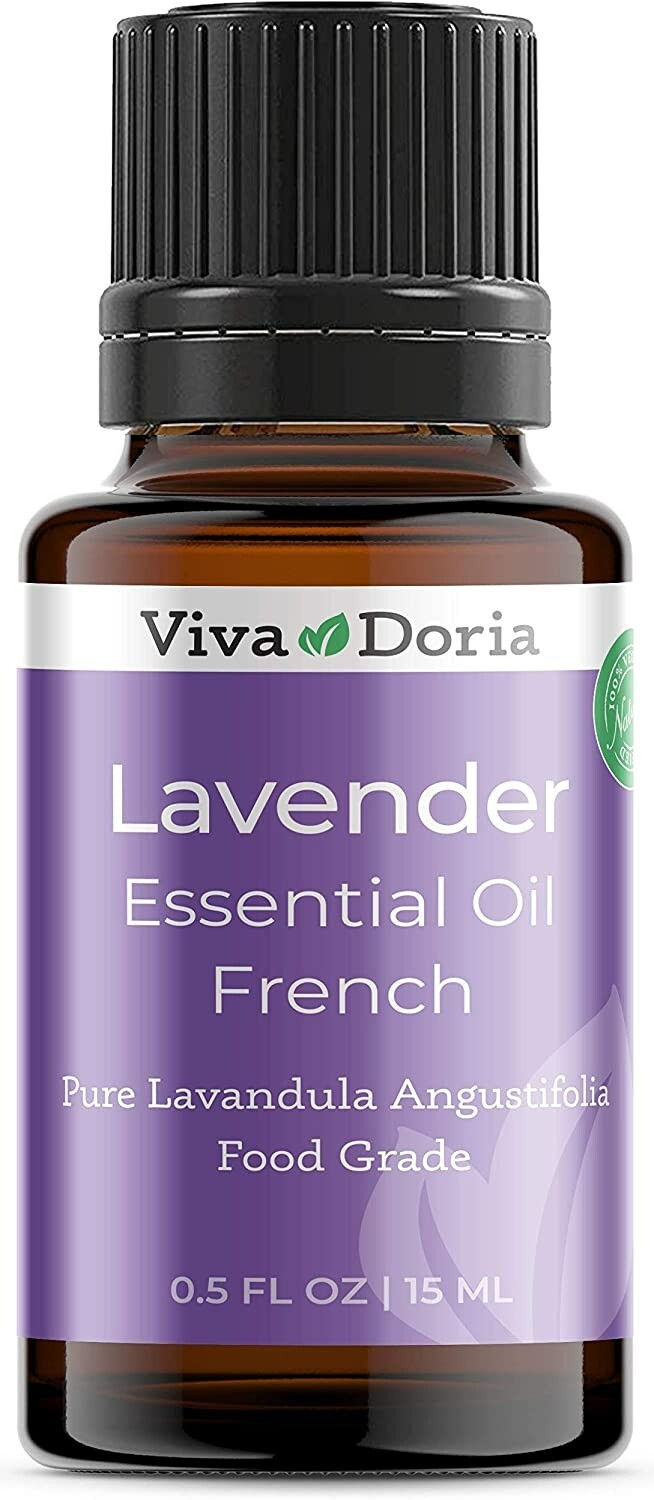 Viva Doria Pure Lavender Essential Oil, Food Grade, 0.5 Fl oz gallery