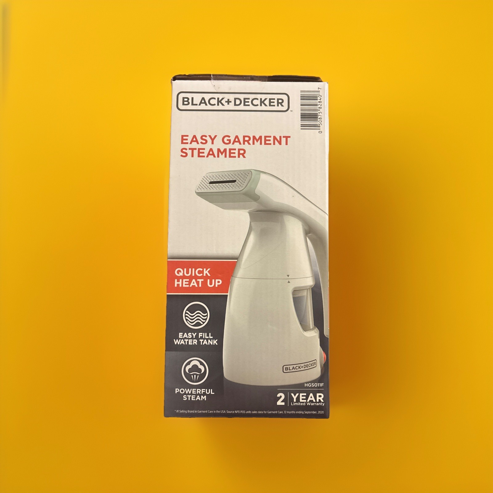 Black & Decker Easy Garment Steamer Quick Heat Up White BRAND NEW gallery