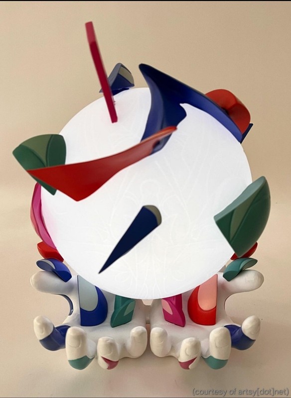 Floating LED Multicolor Ball Lamp Light - Louis De Guzman's DETACHED - LE /500 gallery