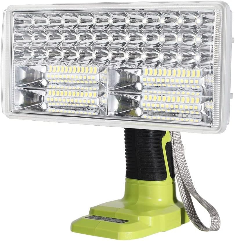 LED Work Lights For Ryobi 18V Battery Flood Lights Torch for Workshop Camping US gallery