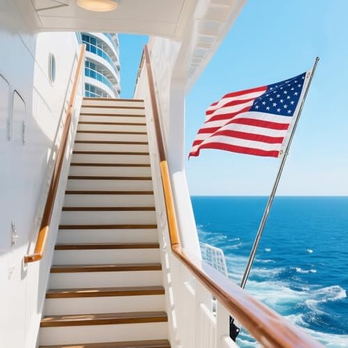 American Boat Flag Pole Kits Small American Flag with Retractable Flag Pole gallery