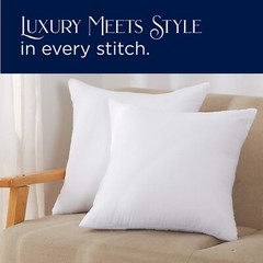 Throw Pillow Inserts High Quality 100% Cotton Sateen 12,’18, 20, 22, 24,26,28,30