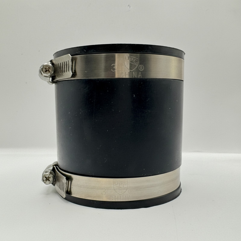 Flexible Rubber Coupling with Stainless SteelClamps|PVC Cast Iron Pipe Connector gallery