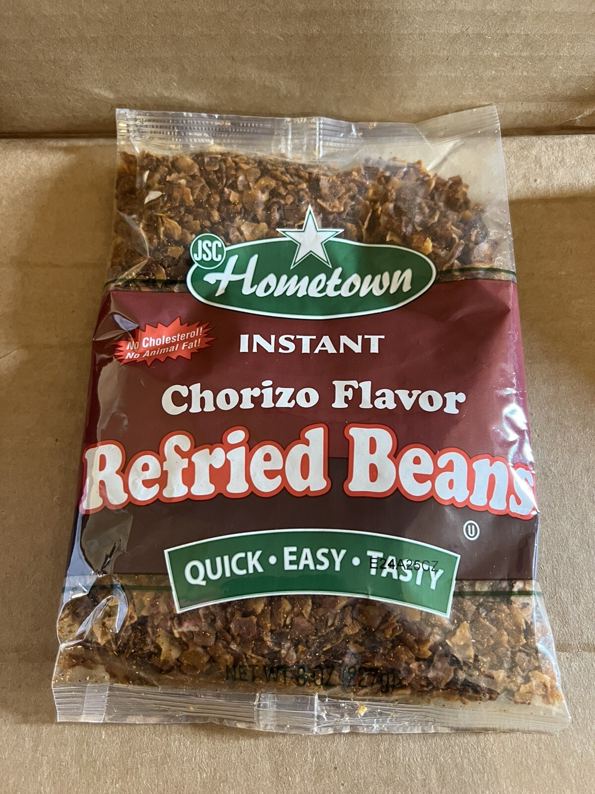 (8 oz ) JSC Hometown Instant Dehydrated Refried Beans Chorizo Flavor gallery