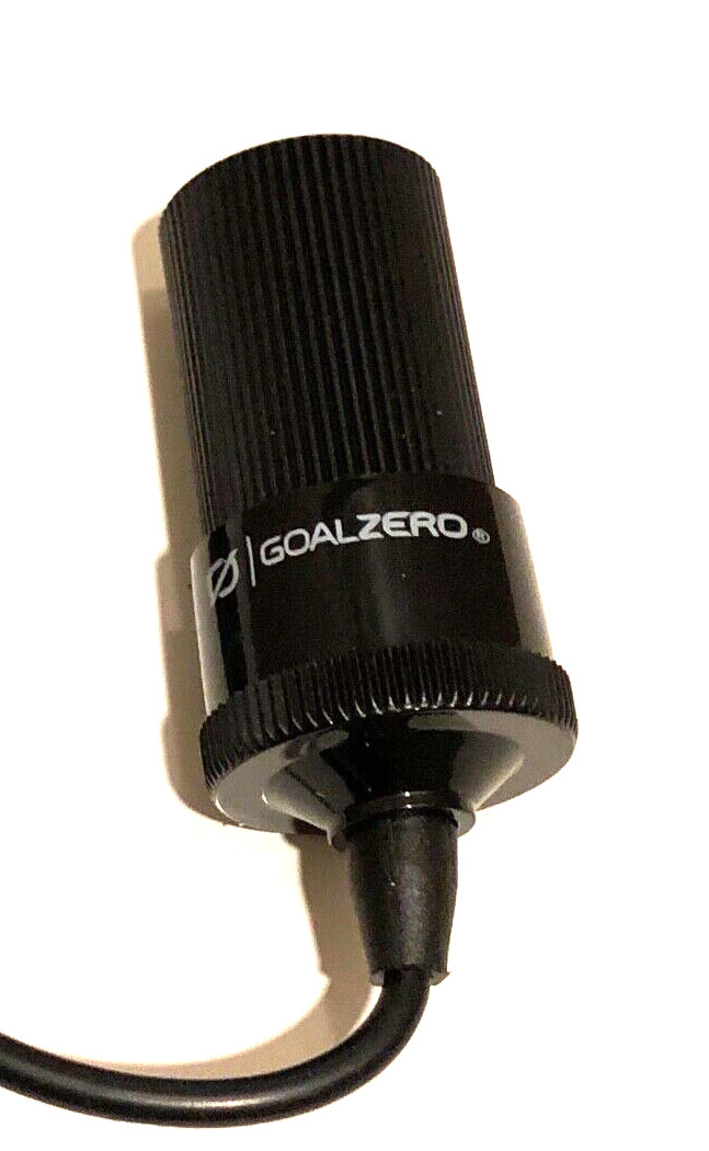 GOAL ZERO 6MM OUTPUT to FEMALE CIGARETTE ADAPTER use with Yeti, Sherpa 50 & 100 gallery