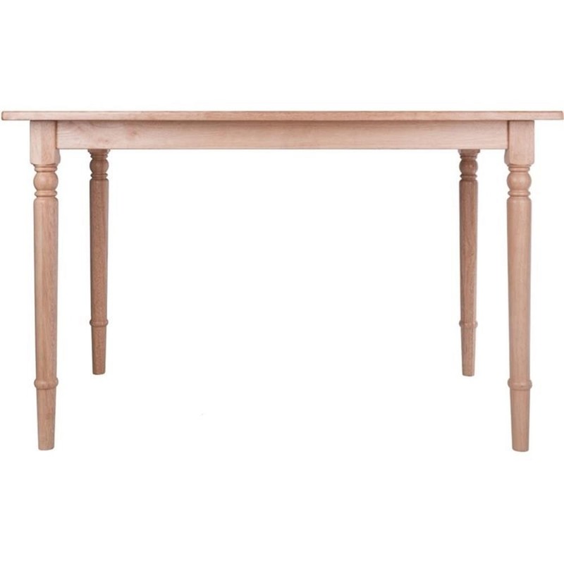 Pemberly Row Transitional Solid Wood Dining Table in Natural gallery