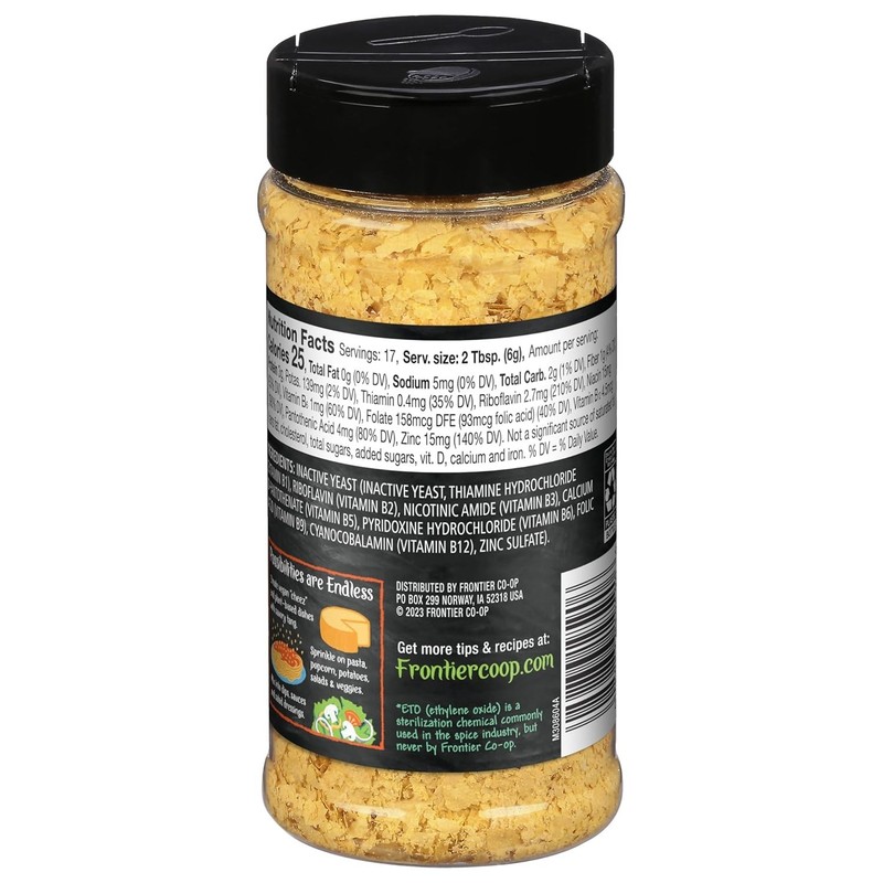 Frontier, Premium Nutritional Yeast, 3.6 Ounce gallery