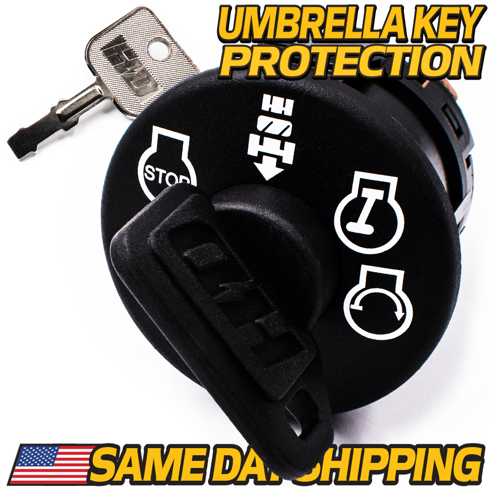 532193350 OEM Upgrade Key Switch For Husqvarna Poulan Craftsman 193350 w/2 KEYS gallery