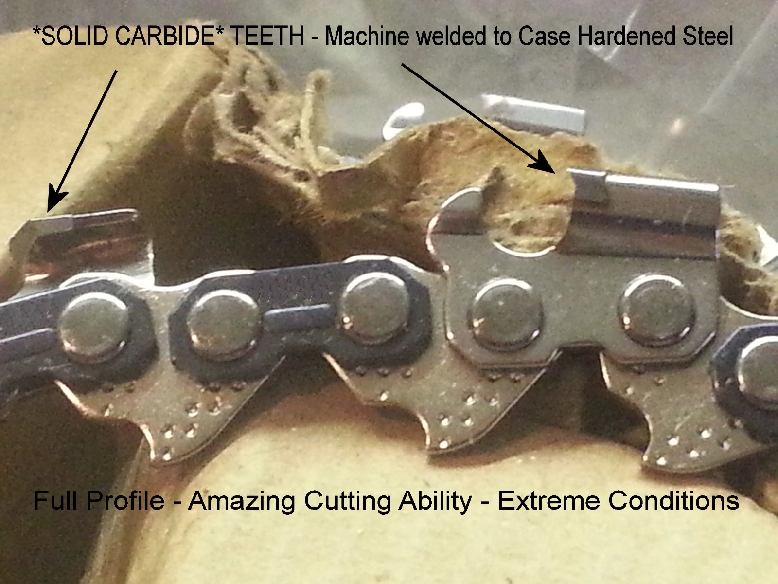 SOLID CARBIDE Chainsaw 3/8" 0.058" Type #73 ANY LENGTH H42 H48 H81 35R SEE VIDEO gallery
