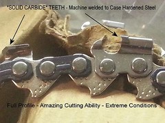 SOLID CARBIDE Chainsaw 3/8″ 0.058″ Type #73 ANY LENGTH H42 H48 H81 35R SEE VIDEO