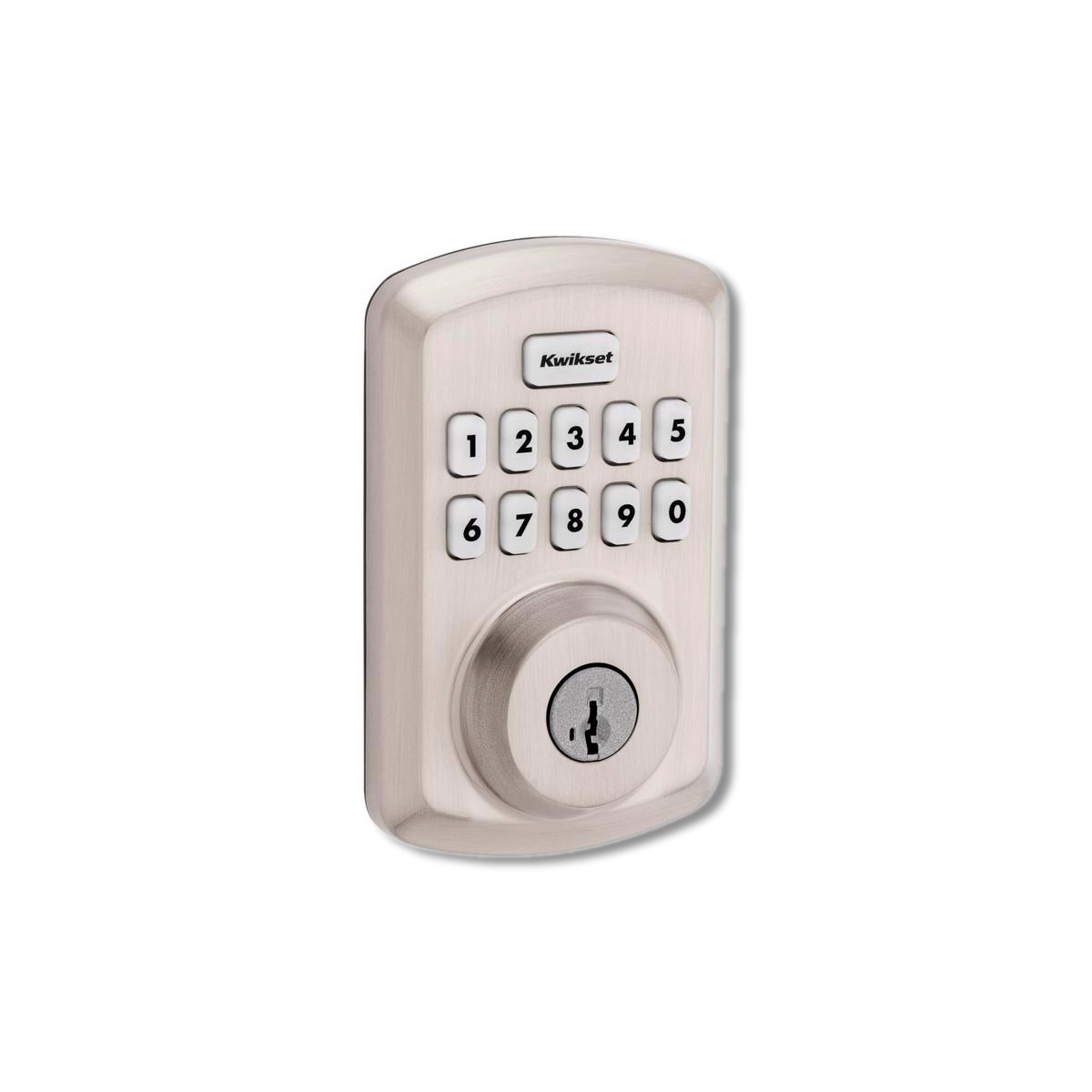 Kwikset SmartCode Satin Nickel Zinc Electronic Deadbolt 992500-002 gallery