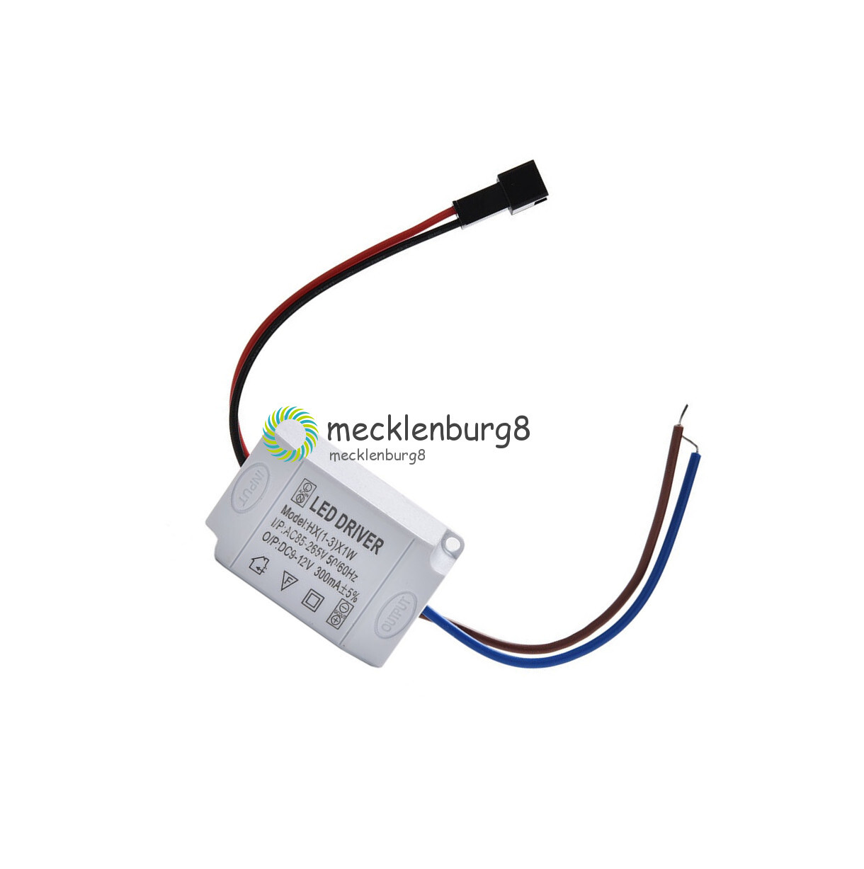 AC 3X1W 85V-265V to DC 12V LED Electronic Transformer Power Supply Driver gallery