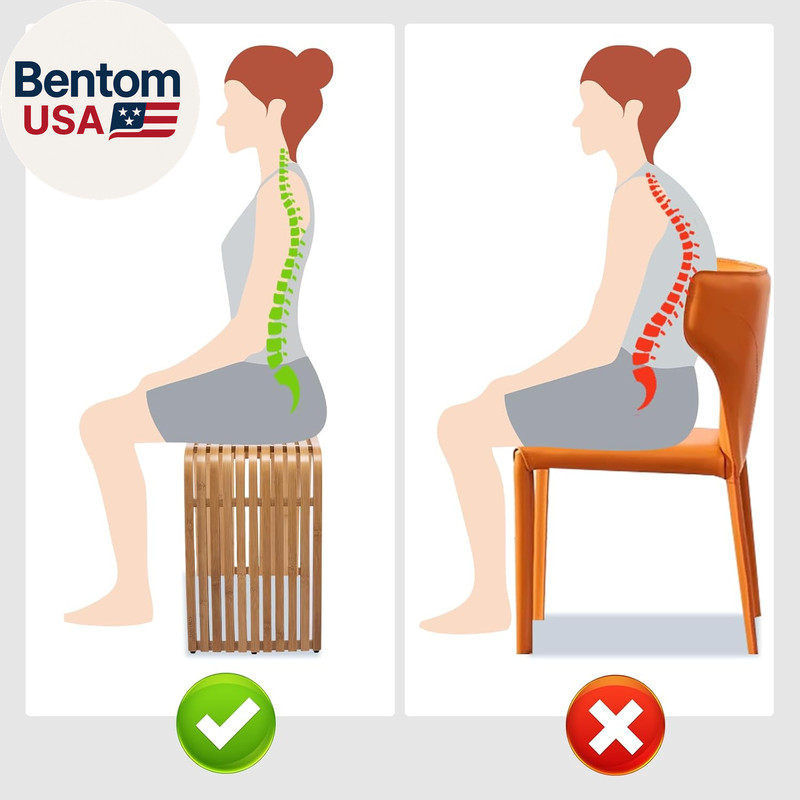 Bamboo Bathroom and Dining Stool, Bamboo Bench, Durable and Beautiful Designed f gallery