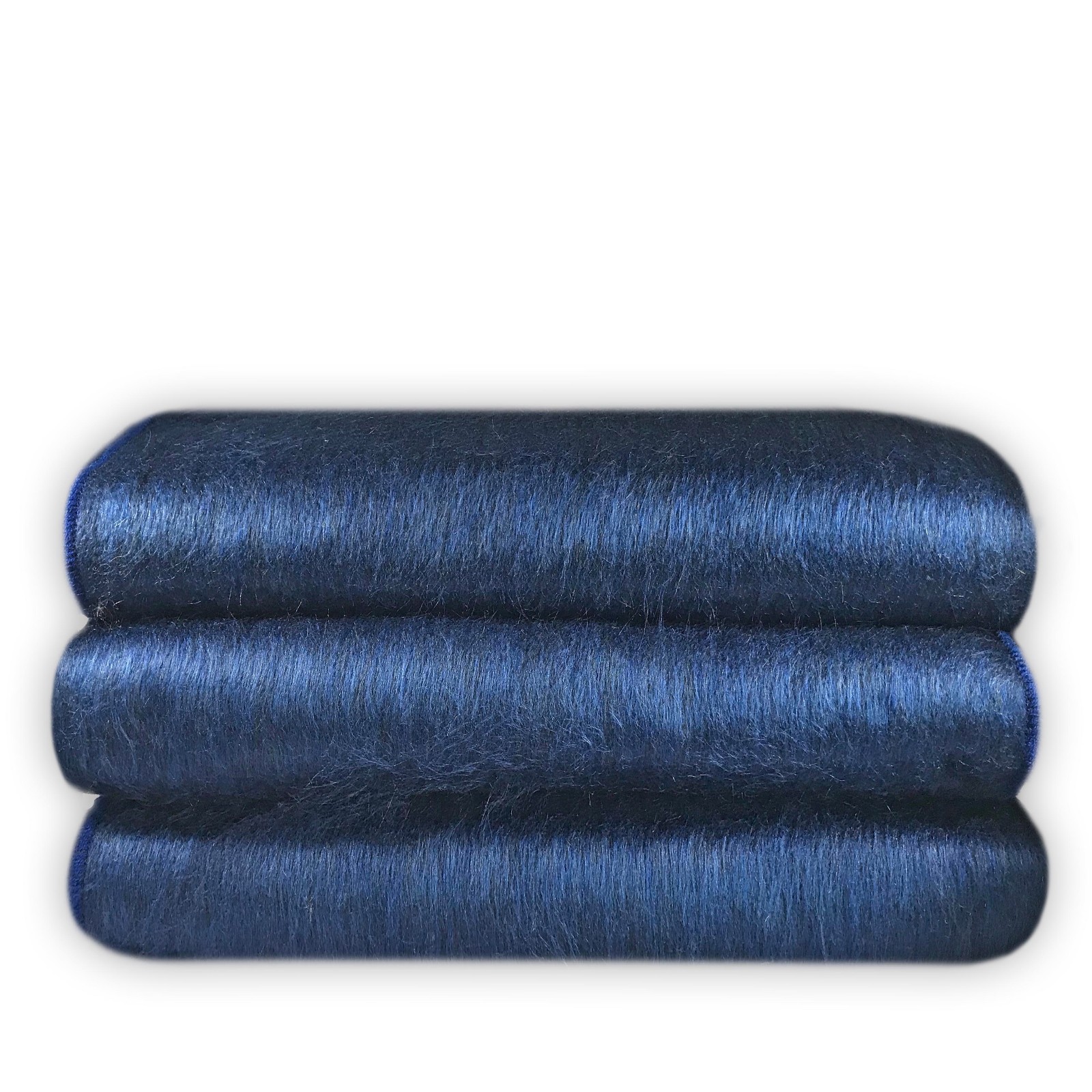 SOFT & WARM ALPACA LLAMA WOOL BLANKET MIDNIGHT BLUE QUEEN BED SOFA COVER 95"x67" gallery