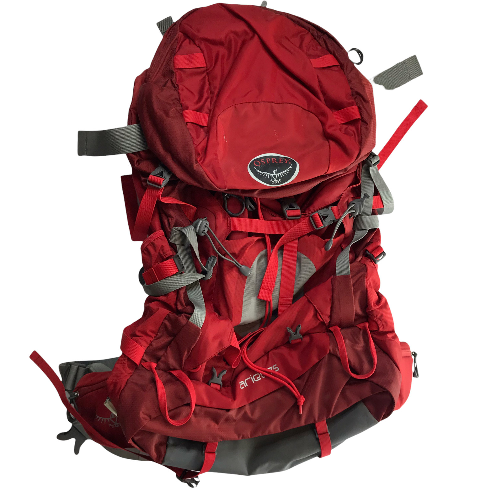 OSPREY Ariel Backpack Red 75 Liter, Excellent Condition