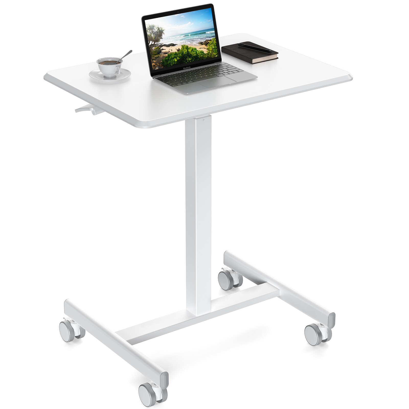 Standing Desk Adjustable Height, Rolling Desk, Small Study Desk, Mobile Table gallery