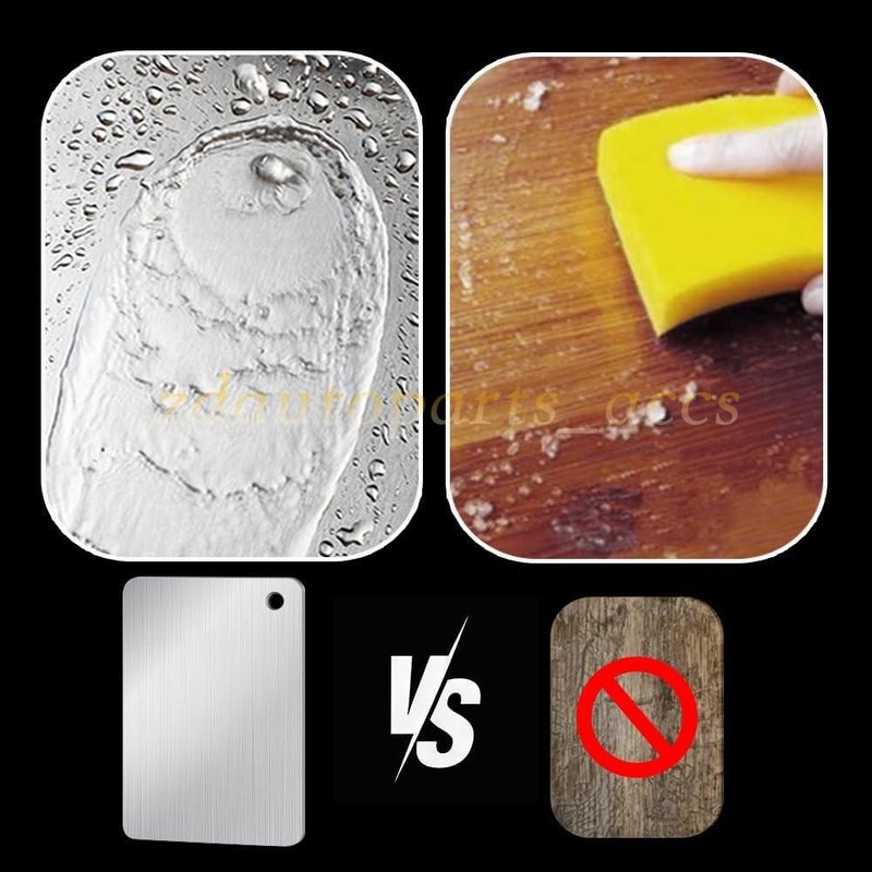 Titanium Cutting Board for Kitchen, Stainless Non Stick Chopping Board, Upgrade gallery
