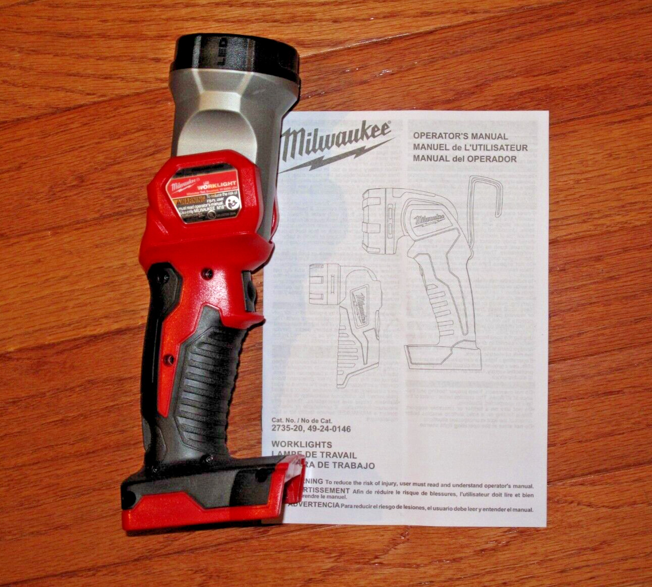 New Milwaukee 2735-20 LED Flashlight M18 Cordless 18 Volt Li-Ion Work Light 109 gallery