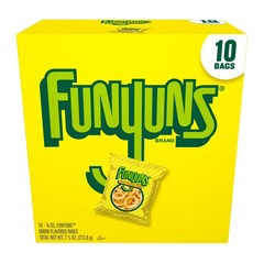 Funyuns Onion Ring Flavored Snack Chips, 10 Count Multipack