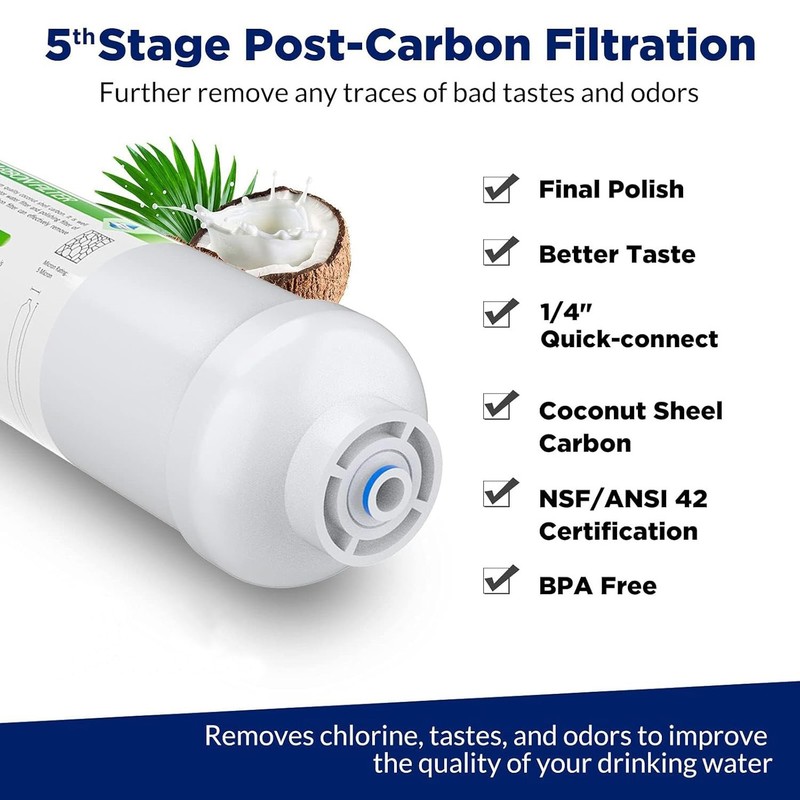 5-Stage Undersink RO Drinking Reverse Osmosis System Water Filter 1/2/3-Year Set gallery