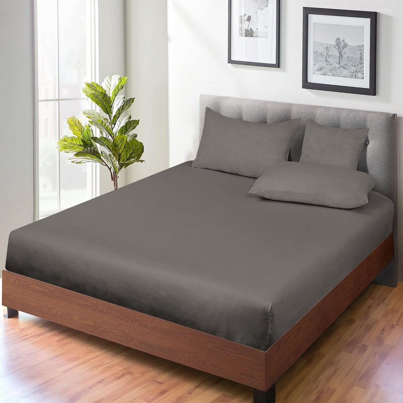 300 Thread Count 100% Long Staple Combed Cotton Fitted Sheet Queen - Super So... gallery