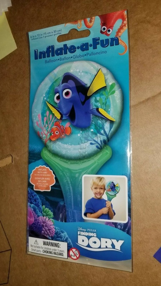 New Finding Dory Inflate-a-Fun Balloon (No helium Required)