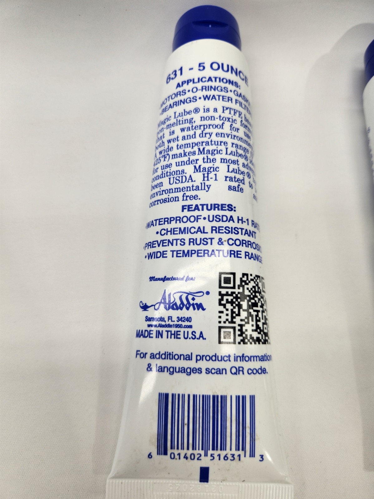 Aladdin 631 Magic Lube- PTFE Lubricant- 5oz Tubes- PACK OF 3 gallery