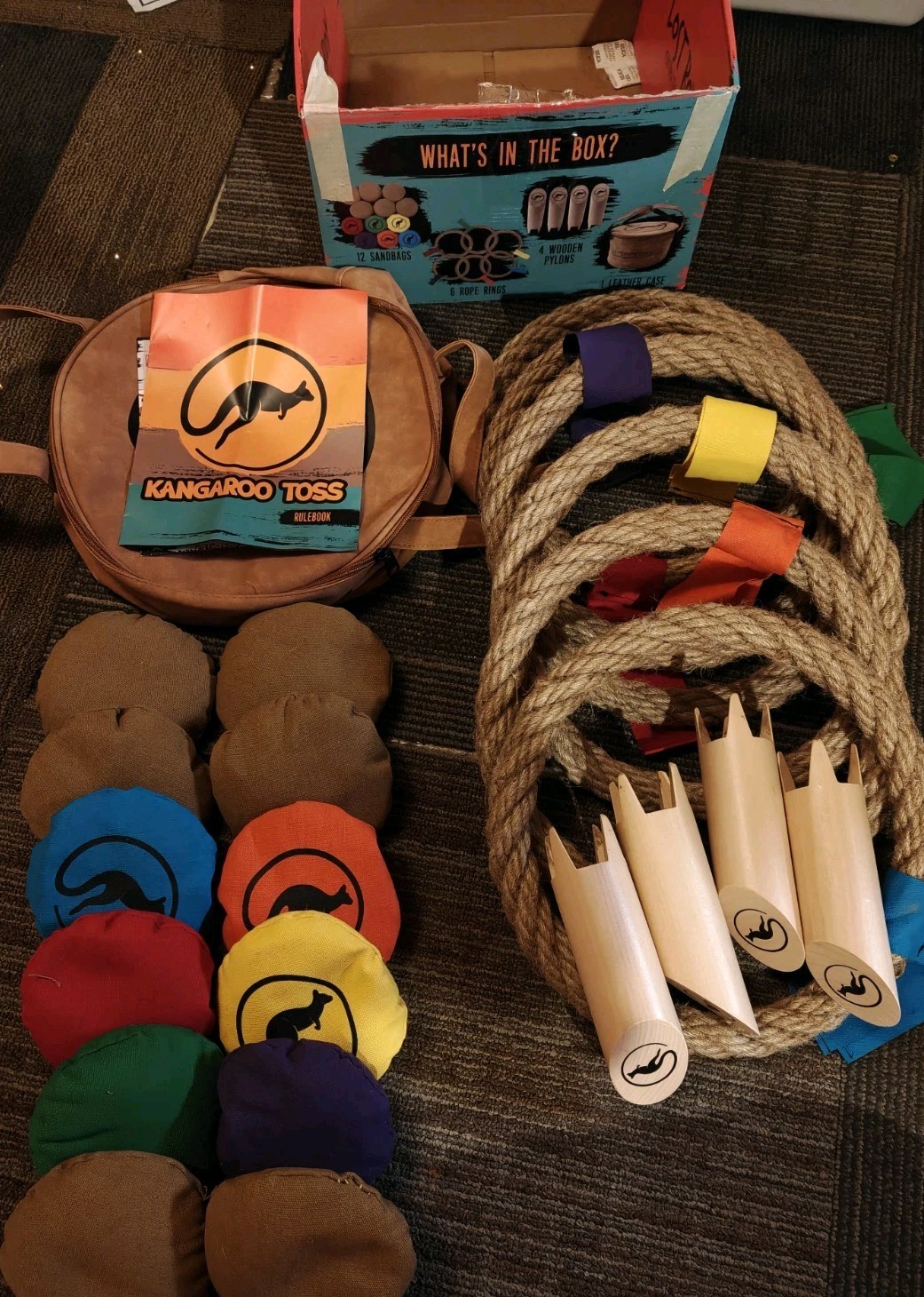 Kangaroo Toss - Official Set, Outdoor Games, Beach Toys / Yard Game gallery