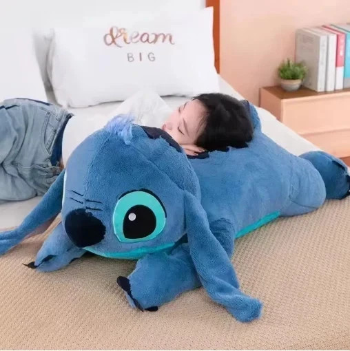 40cm Blue Stitch Plush Long Pillow - Cute Puppy Stitch Doll for Kids' Sleep gallery