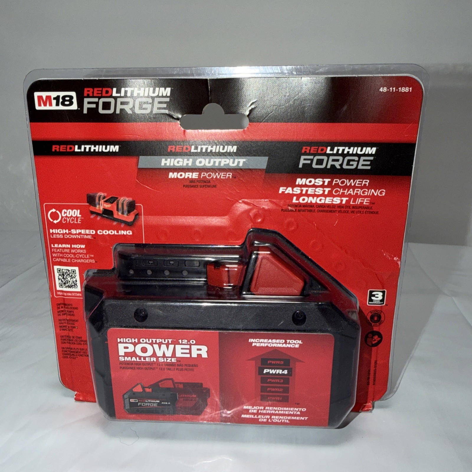 Milwaukee 48-11-1881 M18 REDLITHIUM FORGE XC8.0 Battery Pack gallery