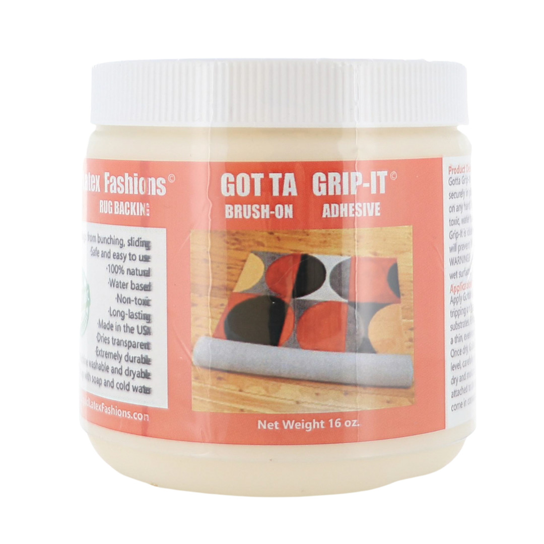 Gotta Grip-It Non-Slip Rug Fixative Gum, Easy to Use, Machine Washable - 16 OZ gallery