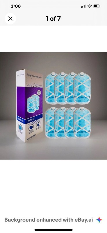 8 Pack Refill Cartridge Kit Compatible with Zevo M364 for Flying Insect Trap gallery