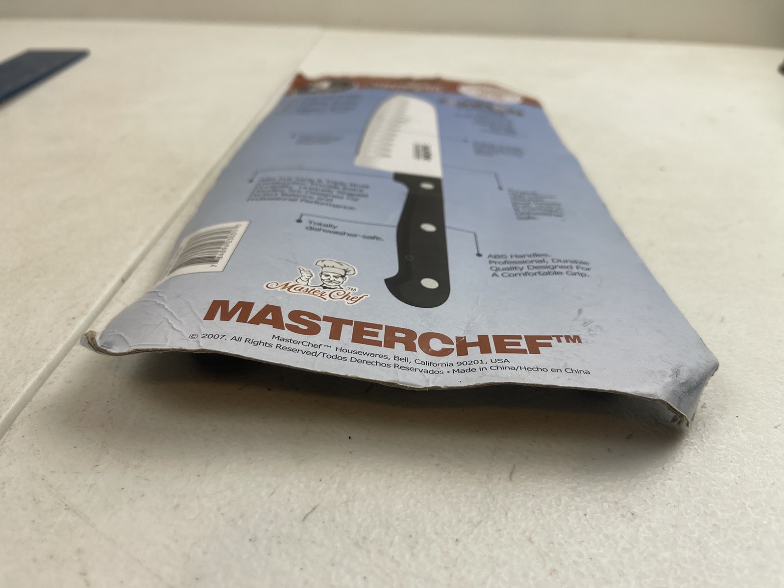 3 MasterChef DuraCut SANTOKU 7-5-3 Inches Knives Black Handle NEW gallery