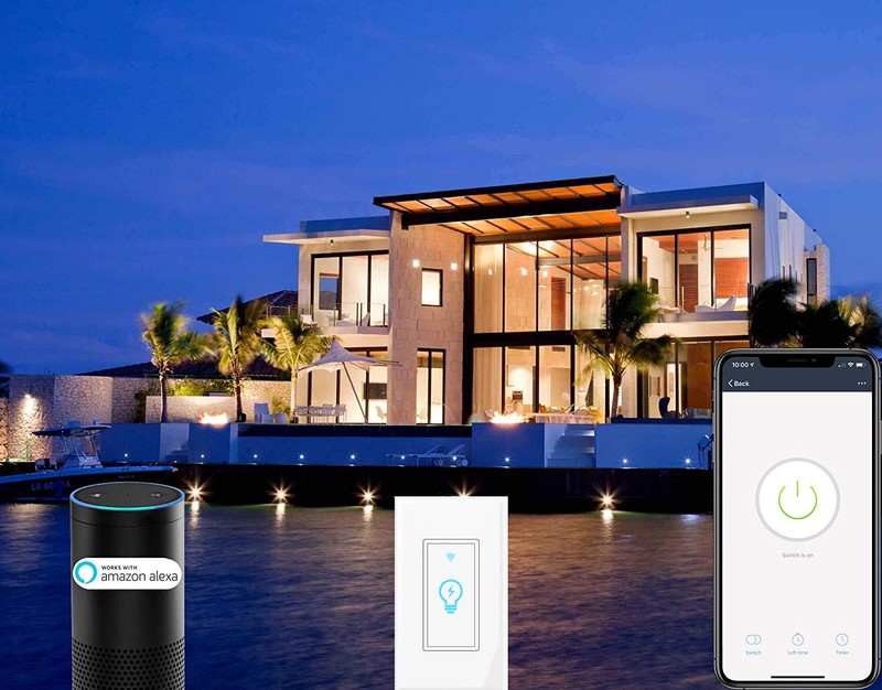 Smart Light Switch, Compatible with Alexa, Google Home IFTTT, App and Voice gallery